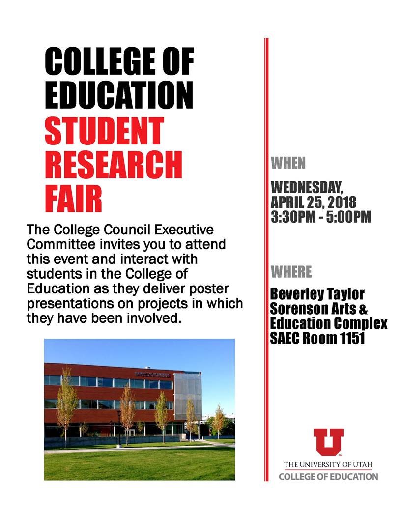 College of Education Research Fair